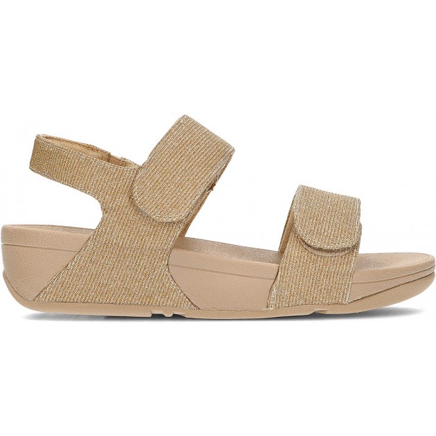 SANDALES FITFLOP LULU ADJ SHIMMERLUX GA2 LATTE_BEIGE