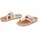 FitFlop HO5 Gracie - Sandales en cuir cristal BEIGE
