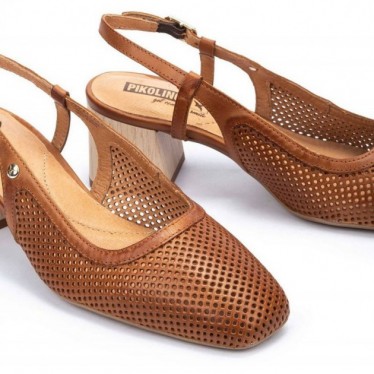 Pikolinos W9P-5738 Ballerine à bride arrière Murcia BRANDY