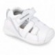 SANDALES EN CUIR PREMIERS PAS BIOMÉCANIQUE 222140 BLANCO