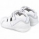 SANDALES EN CUIR PREMIERS PAS BIOMÉCANIQUE 222140 BLANCO