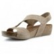INTERBIOS sandales d'été BEIGE