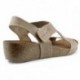 INTERBIOS sandales d'été BEIGE