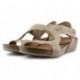 INTERBIOS sandales d'été BEIGE