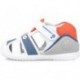BIOMÉCANIQUE PREMIERS PAS SANDALE SPORT 242154-A BLANCO_NARANJA