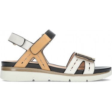 Stonefly 220834 Elody 24 Calf LTH Sandales WHITE