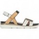 Stonefly 220834 Elody 24 Calf LTH Sandales WHITE