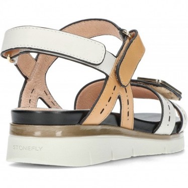 Stonefly 220834 Elody 24 Calf LTH Sandales WHITE