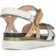 Stonefly 220834 Elody 24 Calf LTH Sandales WHITE