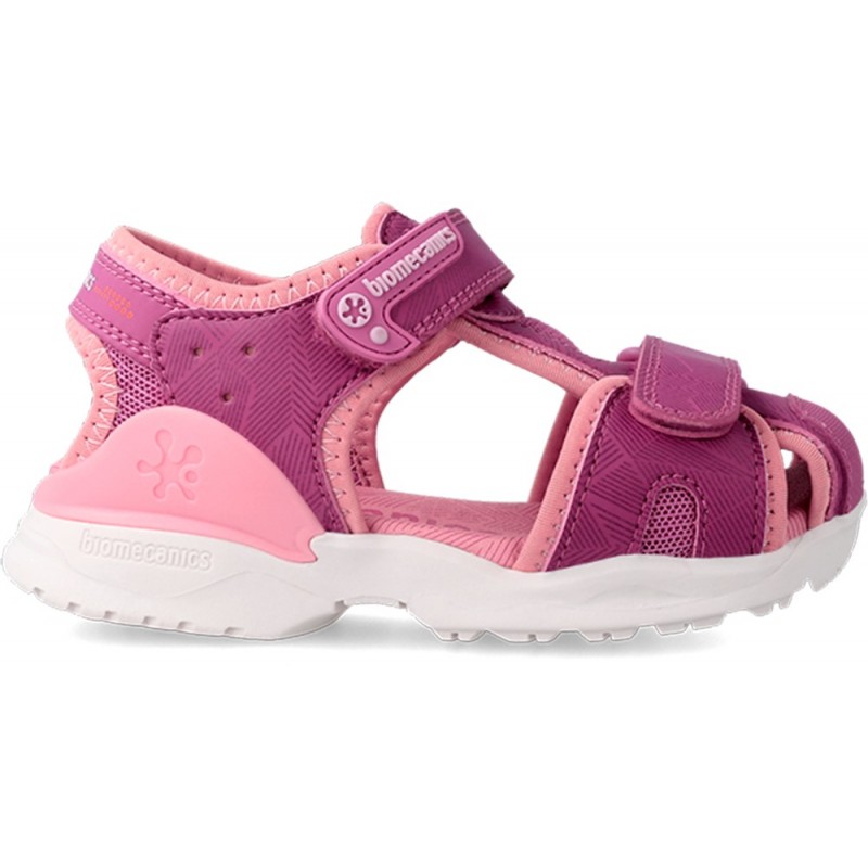SANDALES EN TOILE BIOMÉCANIQUE 222260-B FUCSIA