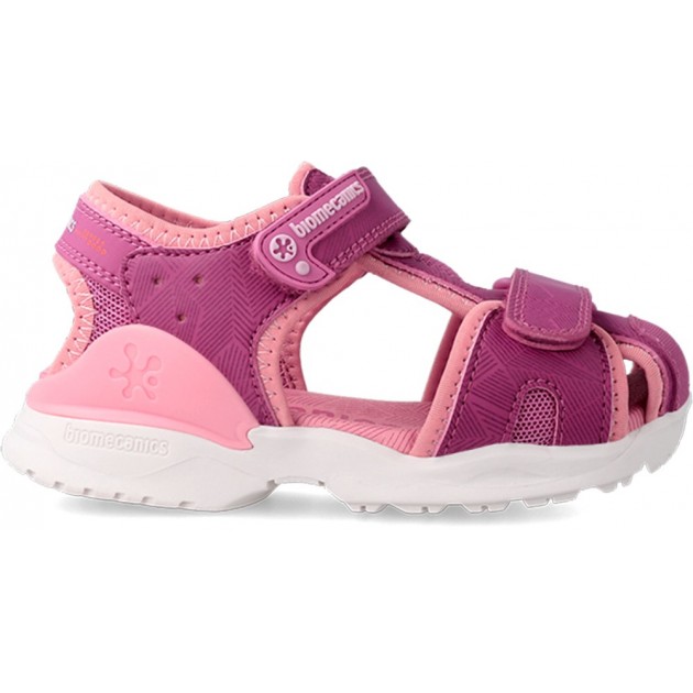 SANDALES EN TOILE BIOMÉCANIQUE 222260-B FUCSIA