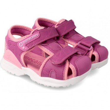 SANDALES EN TOILE BIOMÉCANIQUE 222260-B FUCSIA