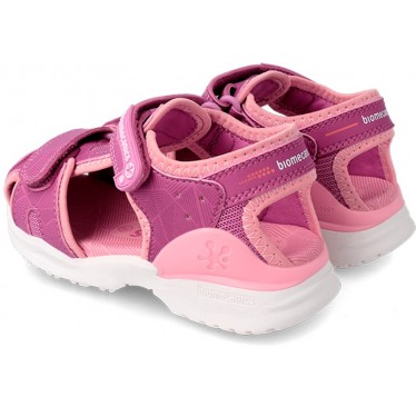 SANDALES EN TOILE BIOMÉCANIQUE 222260-B FUCSIA