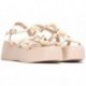 SANDALE MERVEILLES CAROLINA A-3703 NATURAL
