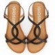 Gioseppo 69113 Sandales Lamin NEGRO