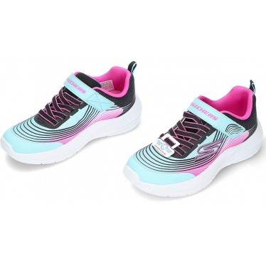 Skechers 303575L Baskets Microspec Advance AQUA
