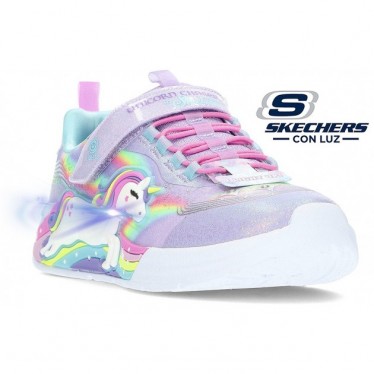 Skechers 302298L Baskets Licorne Chaser LAVENDER