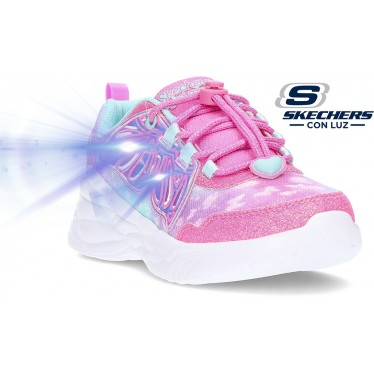 Skechers 303055L Wing Brites, baskets PINK