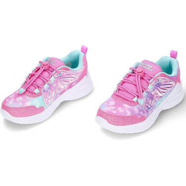 Skechers 303055L Wing Brites, baskets PINK
