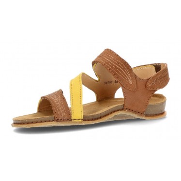 SANDALES EL NATURALISTA PANGLAO 5810S CURRY_WOOD