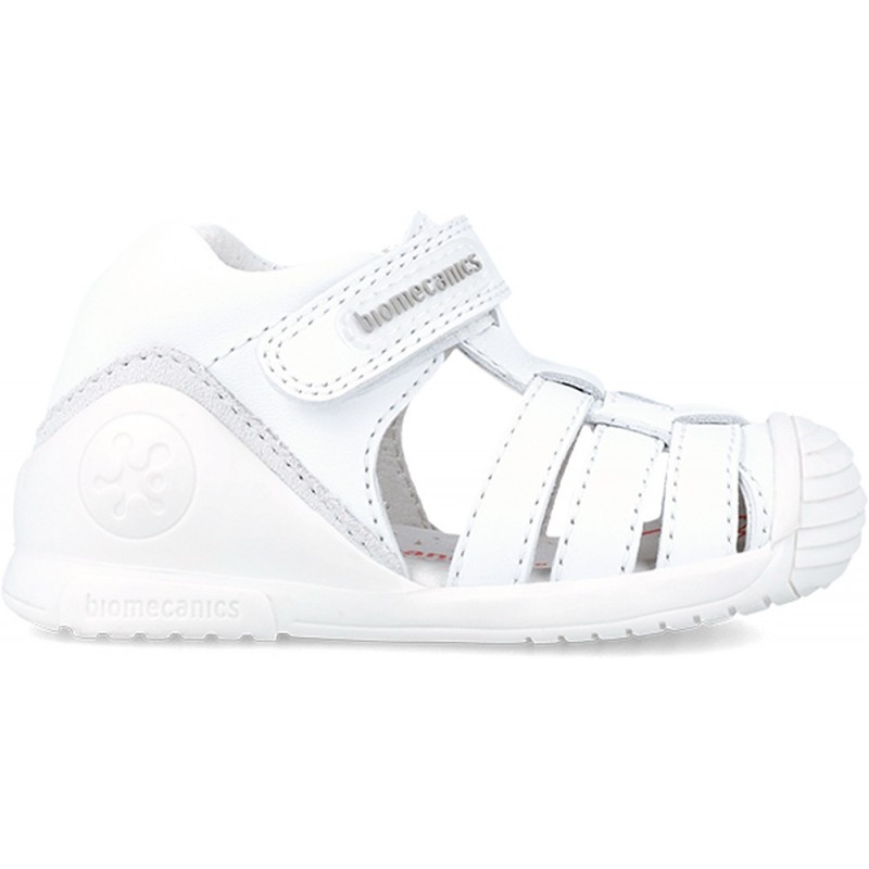 SANDALES BIOMÉCANIQUES PREMIERS PAS 232145 WHITE