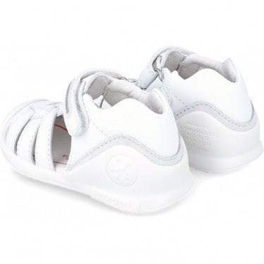 SANDALES BIOMÉCANIQUES PREMIERS PAS 232145 WHITE