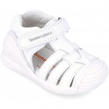 SANDALES BIOMÉCANIQUES PREMIERS PAS 232145 WHITE