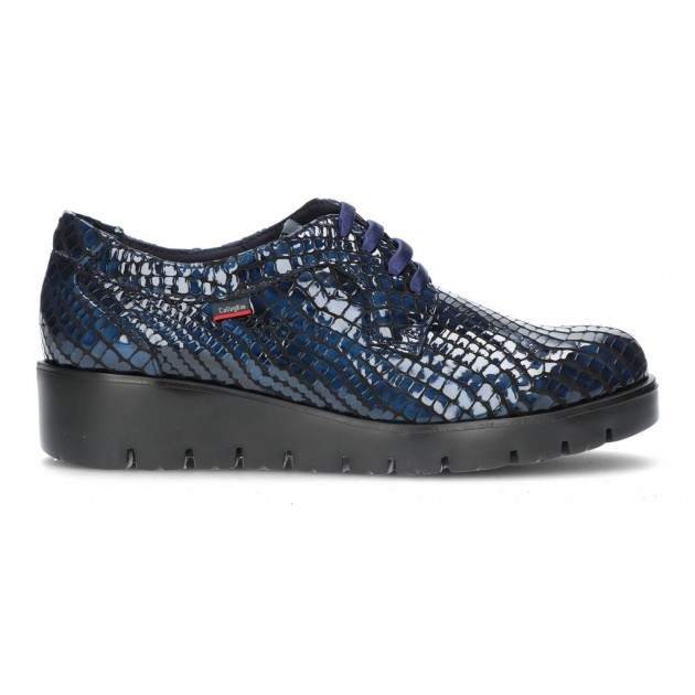 chaussures CALLAGHAN HAMAN NATURAL GOLD BLUE