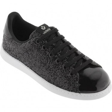 SNEAKERS VICTORIA 112558 PAILLETTES NEGRO