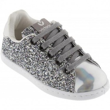 SNEAKERS VICTORIA 112558 PAILLETTES PLATA