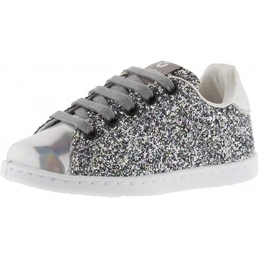 SNEAKERS VICTORIA 112558 PAILLETTES PLATA