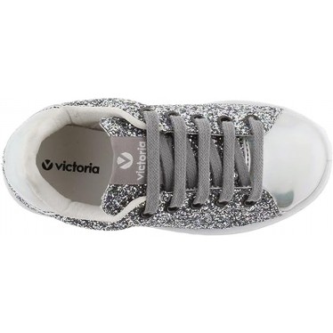 SNEAKERS VICTORIA 112558 PAILLETTES PLATA
