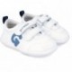SNEAKERS EN CUIR GARVALÍN 242320-A BLANCO_AZUL