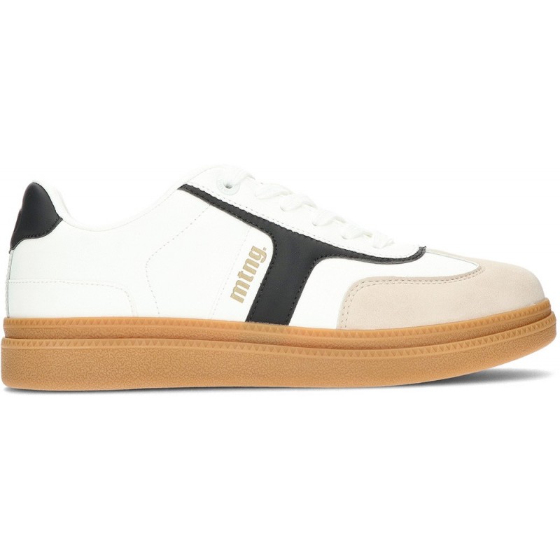 Baskets femme MTNG rétro 60461 BLANCO