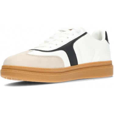Baskets femme MTNG rétro 60461 BLANCO