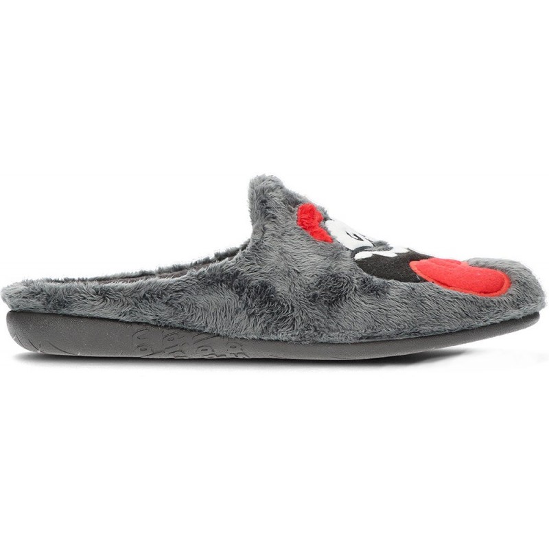 Chaussons de maison pour hommes VULLADI modèle 6205 MONTBLANC_GRIS
