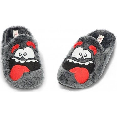 Chaussons de maison pour hommes VULLADI modèle 6205 MONTBLANC_GRIS