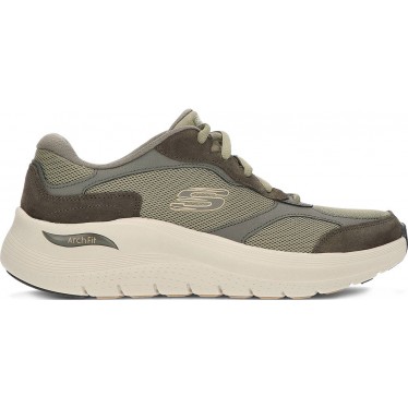 SKECHERS Baskets Archfit pour hommes 232702 OLIVE