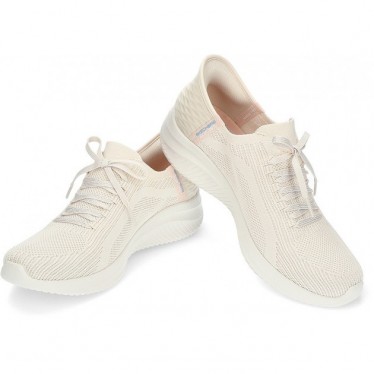 SKECHERS 149710 BASKETS BRILLANT PATH NATURAL