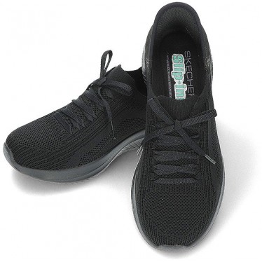 SKECHERS 149710 BASKETS BRILLANT PATH BLACK