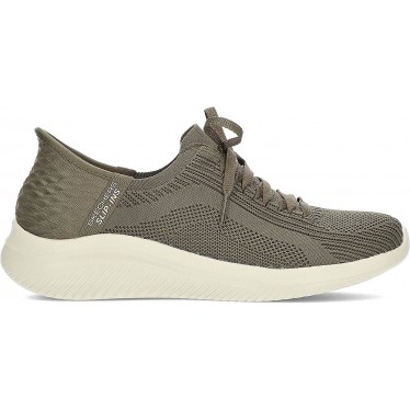 SKECHERS 149710 BASKETS BRILLANT PATH OLIVE