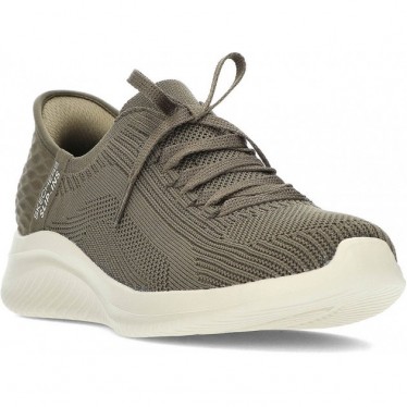 SKECHERS 149710 BASKETS BRILLANT PATH OLIVE