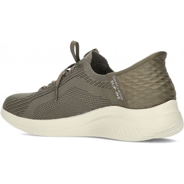 SKECHERS 149710 BASKETS BRILLANT PATH OLIVE