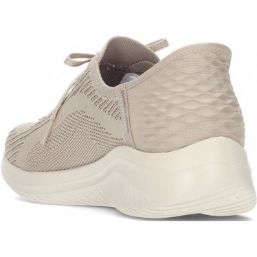 SKECHERS 149710 BASKETS BRILLANT PATH TAUPE