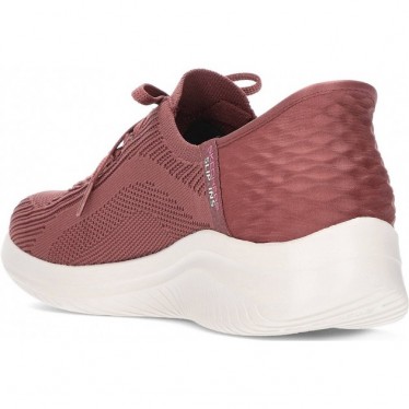 SKECHERS 149710 BASKETS BRILLANT PATH BURGUNDY
