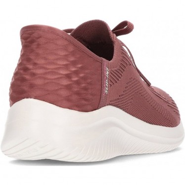 SKECHERS 149710 BASKETS BRILLANT PATH BURGUNDY