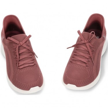 SKECHERS 149710 BASKETS BRILLANT PATH BURGUNDY