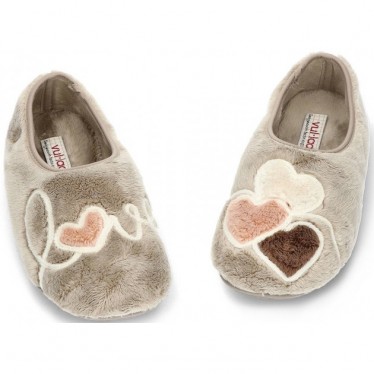 Chaussons femme VULLADI modèle 6633 MONBLANC_NIQUEL
