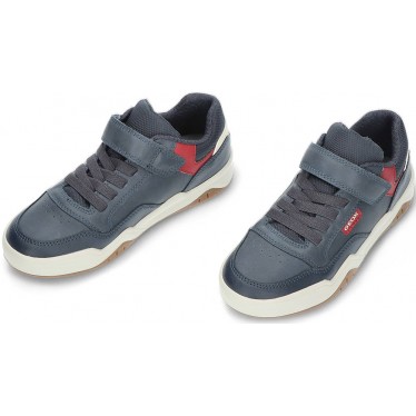 BASKETS GEOX J367RE NAVY_DKRED