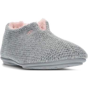 GARZON Chaussons femme Etna modèle 5821291 GRIS_OSC_MALVA
